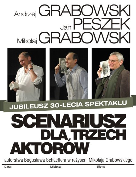 Scenariusz dla trzech aktorów - Bogusława Schaeffera