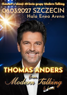 Thomas Anders from Modern Talking & Band - 40-lecie grupy Modern Talking