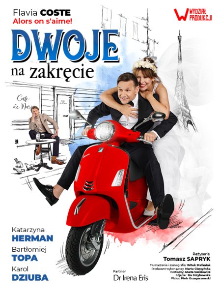 Dwoje na zakręcie - Herman, Topa i Dziuba w komedii teatralnej