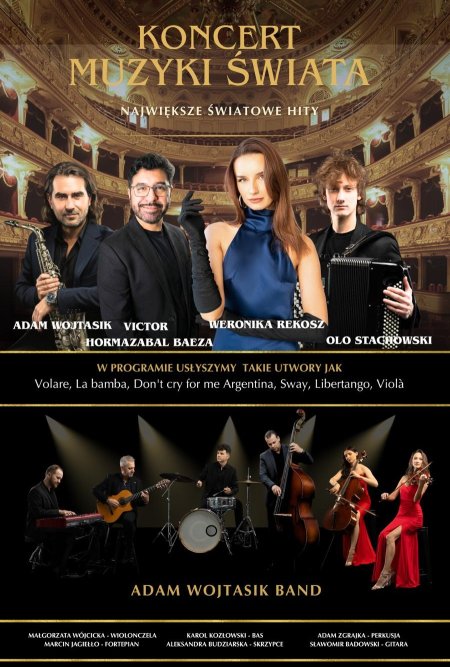 Koncert Muzyki Świata Adam Wojtasik Band i inni