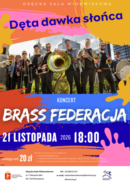 Dęta dawka słońca - koncert zespołu Brass Federacja