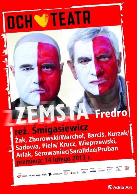 Zemsta - Wiktor Zborowski i Cezary Żak w spektaklu Och-Teatru