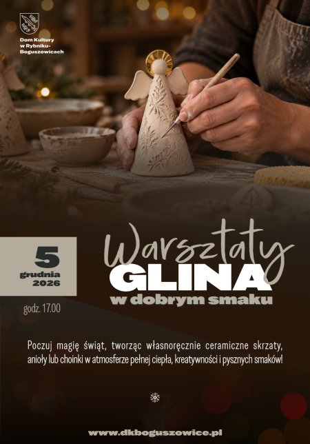 Glina w dobrym smaku - świąteczne warsztaty ceramiczne dla dorosłych